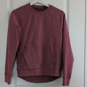 Lululemon Athletica Maroon Crew Neck Sweater